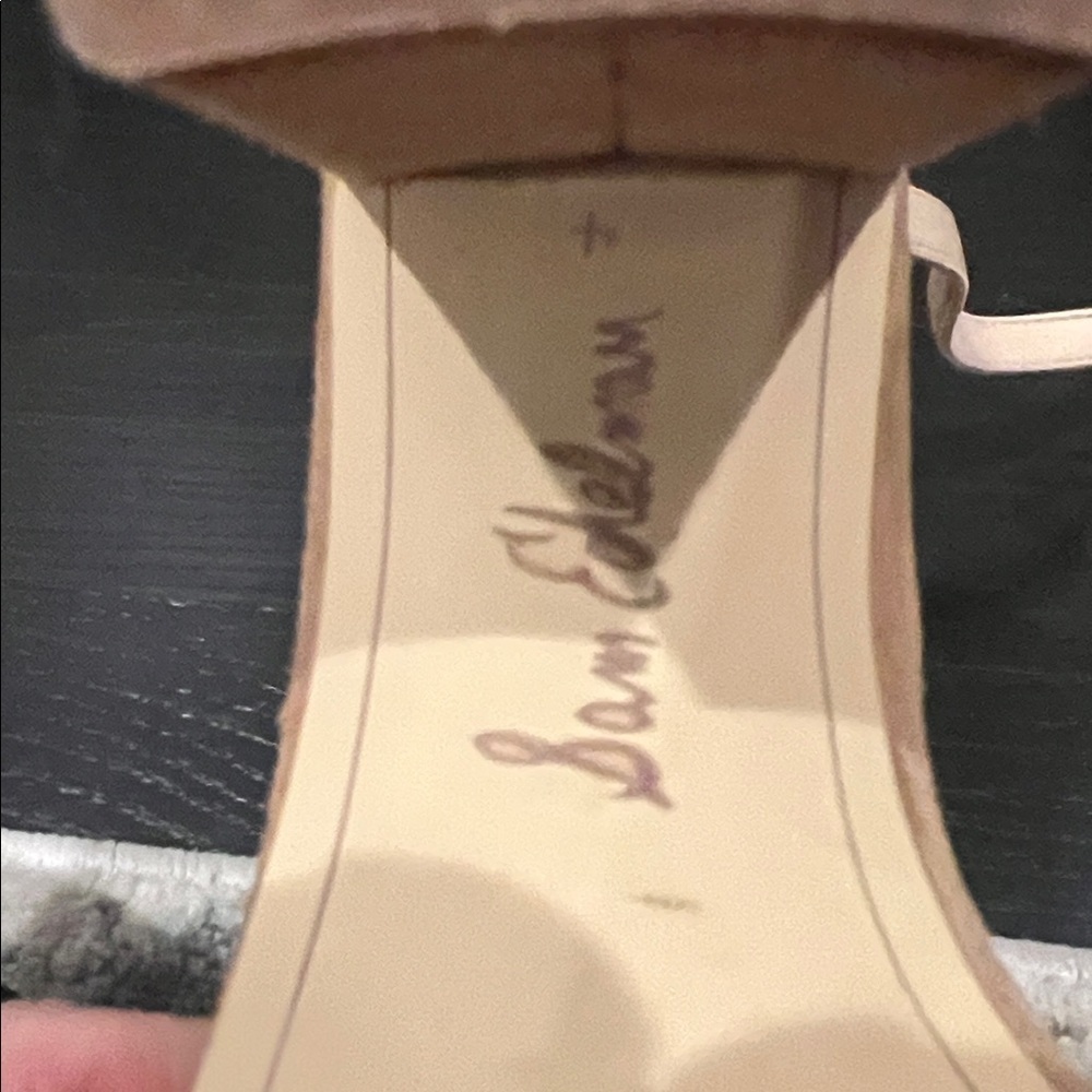 Sam Edelman Camel Suede Heels - Picture 2 of 6